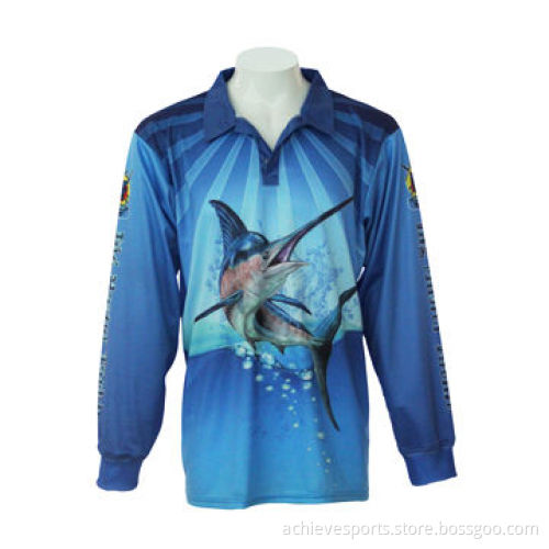 Sublimated Stylish Long Sleeve Polo Shirt with Unique Design, Custom, Comfortable